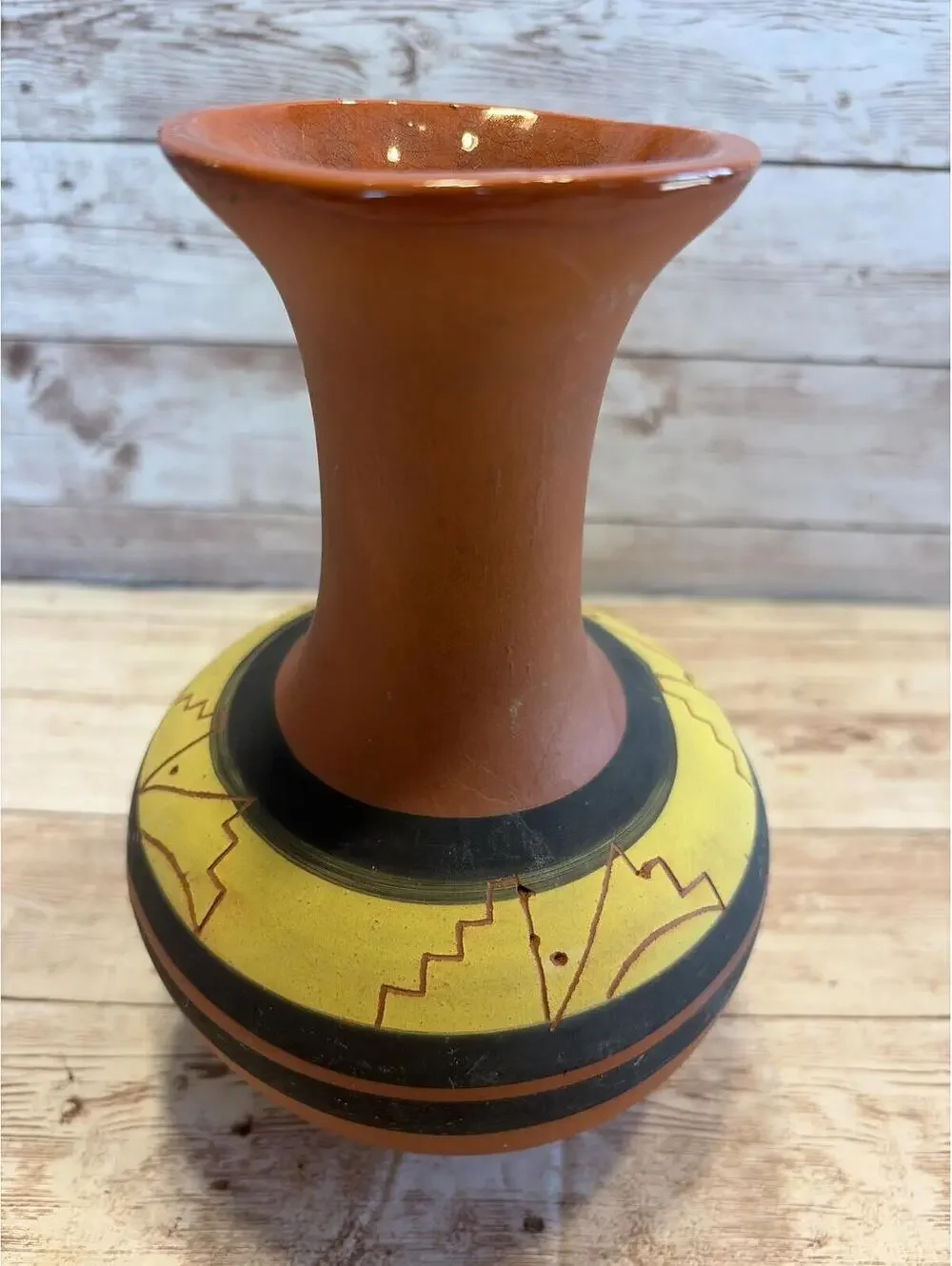 Ute Mt. Tribe A.J. Taylor Native American Handcrafted Vase